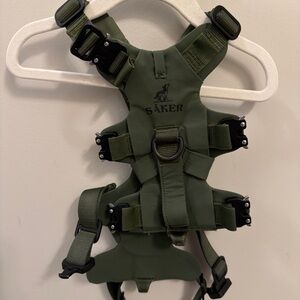 Saker Lander Green Dog Harness